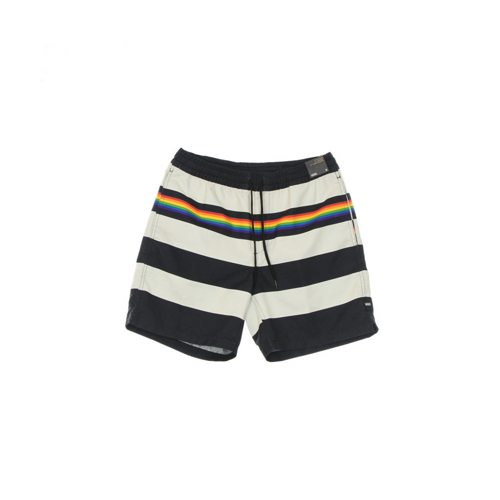 PANTALONCINO UOMO PRIDE STRIPE VOLLEY BLACK/RAINBOW