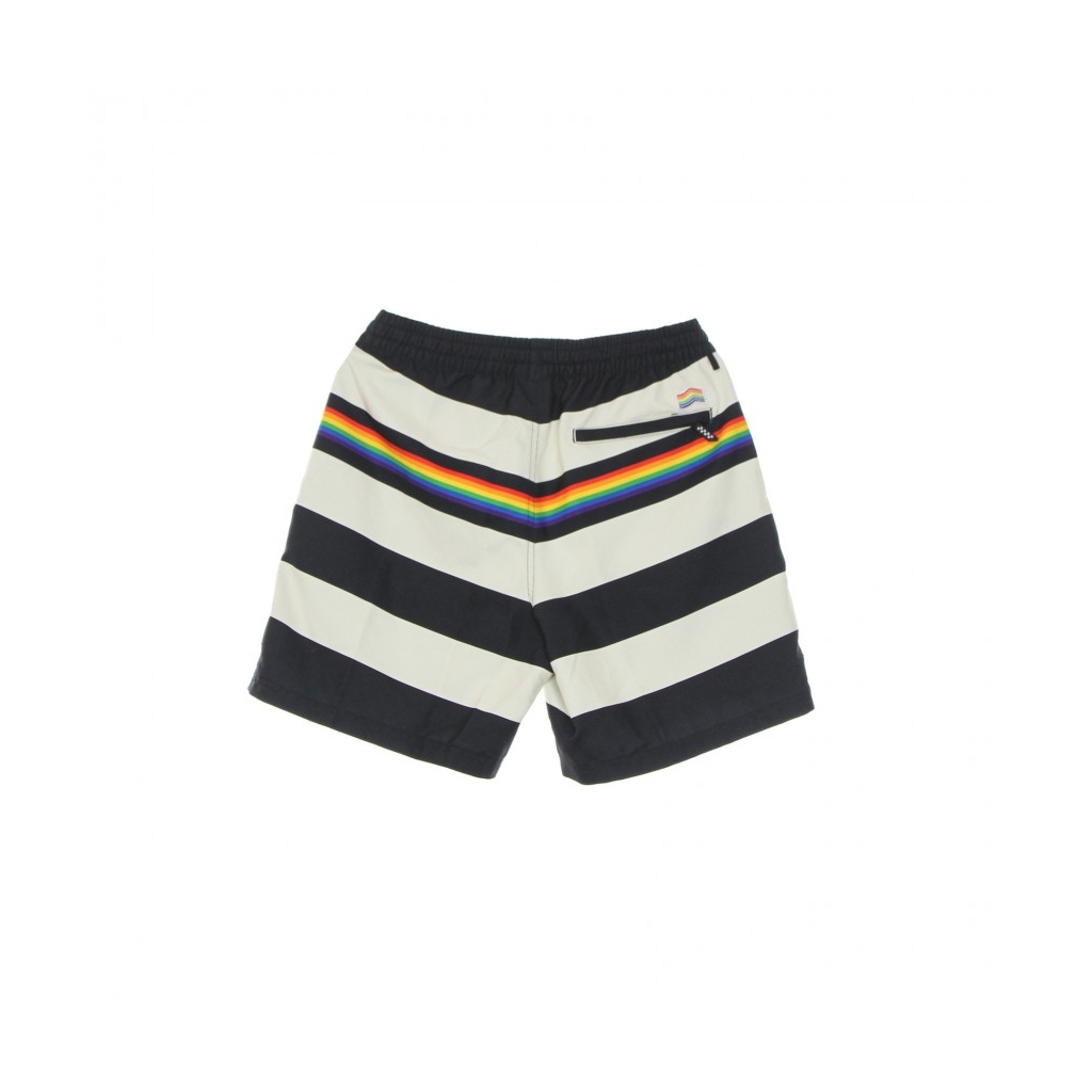 PANTALONCINO UOMO PRIDE STRIPE VOLLEY BLACK/RAINBOW