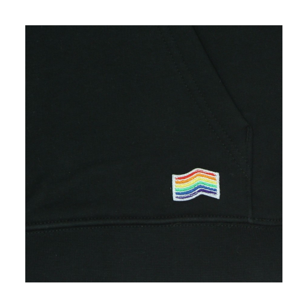 FELPA CAPPUCCIO UOMO PRIDE PULLOVER BLACK