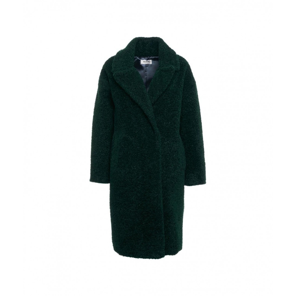 Cappotto in pelliccia eco verde