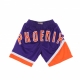 PANTALONCINO TIPO BASKET UOMO NBA BIG FACE BLOWN OUT FASHION SHORT HARDWOOD CLASSICS PHOSUN PURPLE/ORIGINAL TEAM COLORS