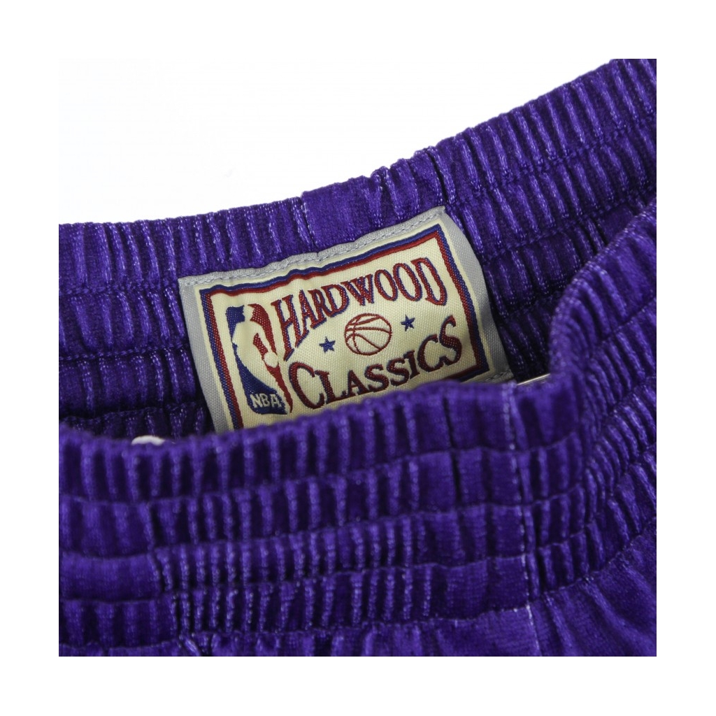 PANTALONCINO TIPO BASKET UOMO NBA BIG FACE BLOWN OUT FASHION SHORT HARDWOOD CLASSICS PHOSUN PURPLE/ORIGINAL TEAM COLORS