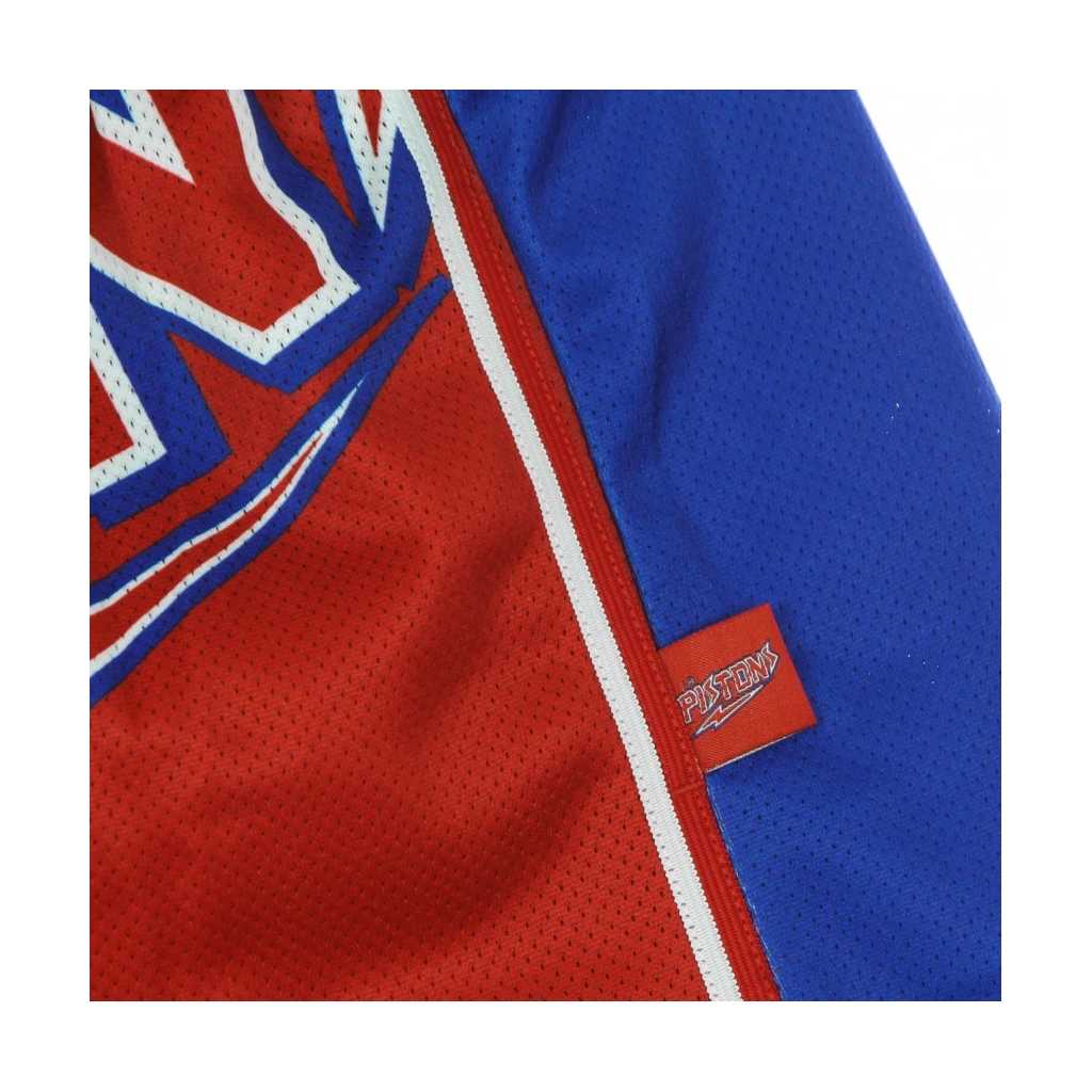 PANTALONCINO TIPO BASKET UOMO NBA BIG FACE BLOWN OUT FASHION SHORT HARDWOOD CLASSICS DETPIS RED/ORIGINAL TEAM COLORS