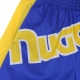 PANTALONCINO TIPO BASKET UOMO NBA BIG FACE BLOWN OUT FASHION SHORT HARDWOOD CLASSICS DENNUG ROYAL/ORIGINAL TEAM COLORS