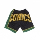 PANTALONCINO TIPO BASKET UOMO NBA BIG FACE BLOWN OUT FASHION SHORT HARDWOOD CLASSICS SEASUP BLACK/ORIGINAL TEAM COLORS