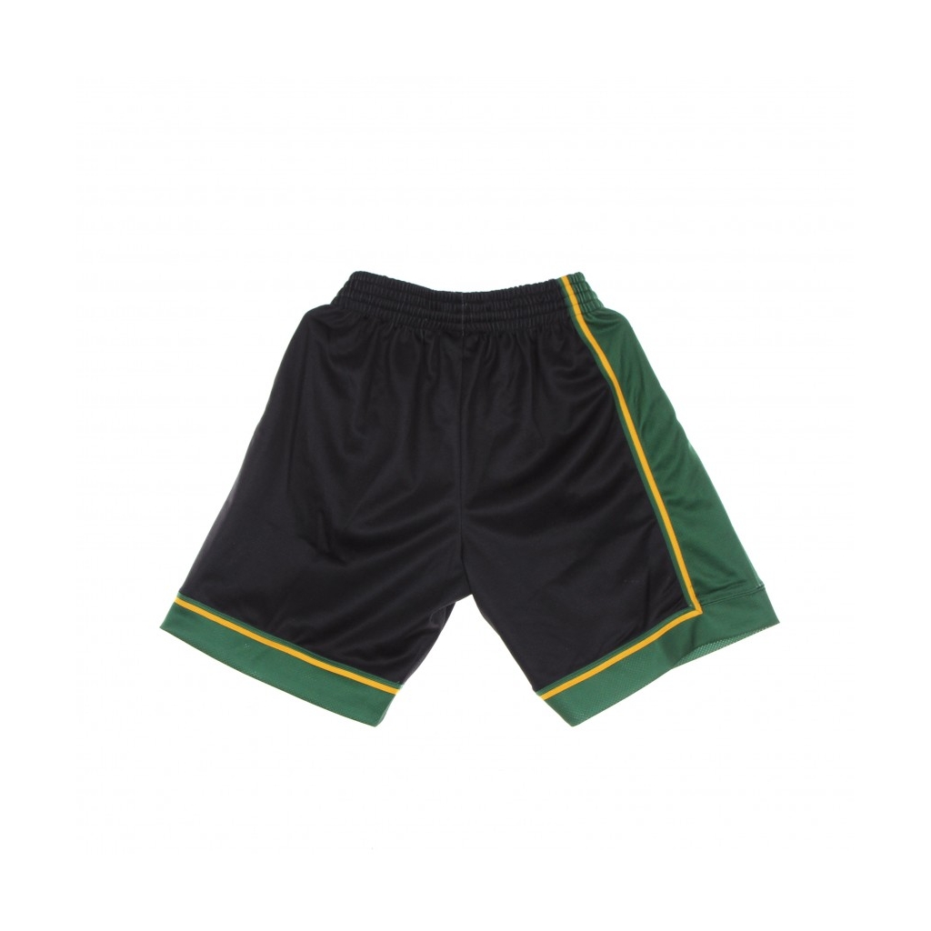 PANTALONCINO TIPO BASKET UOMO NBA BIG FACE BLOWN OUT FASHION SHORT HARDWOOD CLASSICS SEASUP BLACK/ORIGINAL TEAM COLORS