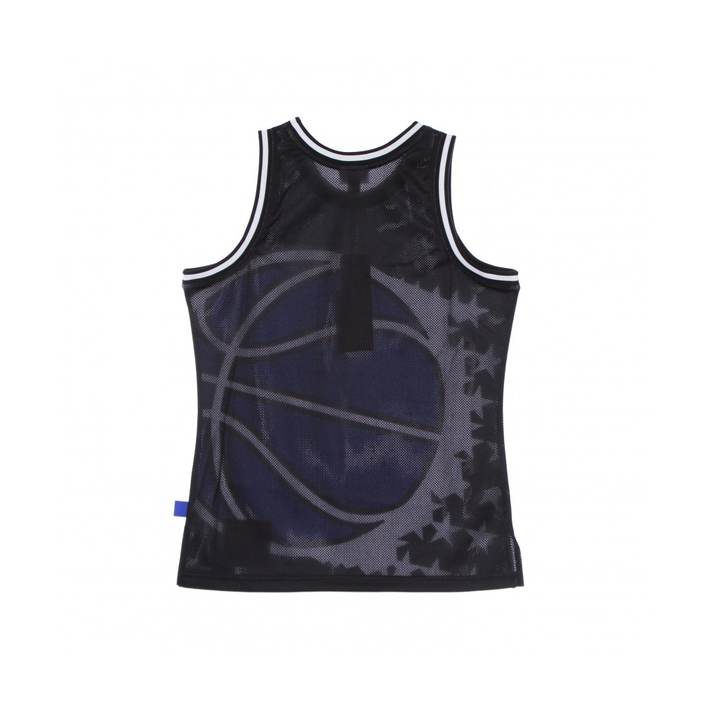 CANOTTA TIPO BASKET UOMO NBA BIG FACE BLOWN OUT FASHION JERSEY HARDWOOD CLASSICS ORLMAG BLACK/ORIGINAL TEAM COLORS