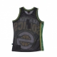 CANOTTA TIPO BASKET UOMO NBA BIG FACE BLOWN OUT FASHION JERSEY HARDWOOD CLASSICS SEASUP BLACK/ORIGINAL TEAM COLORS