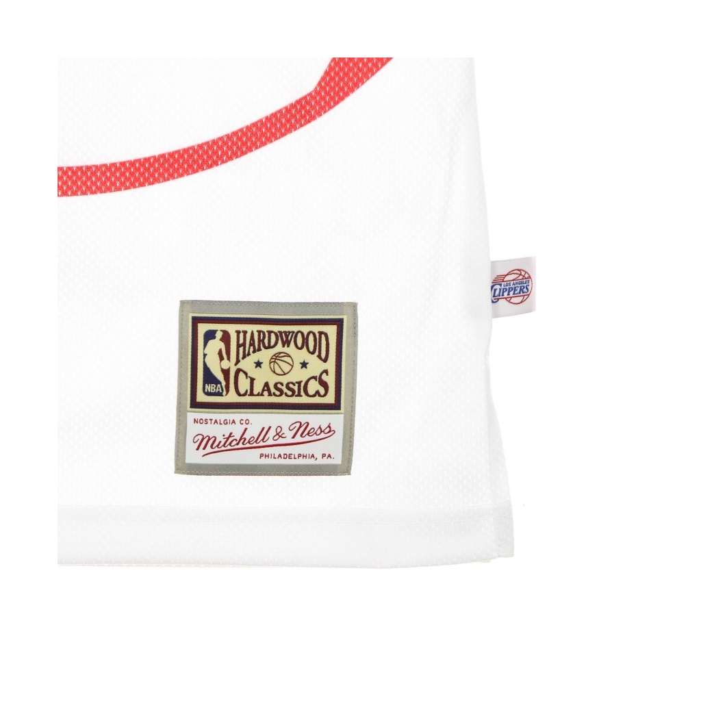 CANOTTA TIPO BASKET UOMO NBA BIG FACE BLOWN OUT FASHION JERSEY HARDWOOD CLASSICS LOSCLI WHITE/ORIGINAL TEAM COLORS