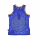 CANOTTA TIPO BASKET UOMO NBA BIG FACE BLOWN OUT FASHION JERSEY HARDWOOD CLASSICS GOLWAR ROYAL/ORIGINAL TEAM COLORS