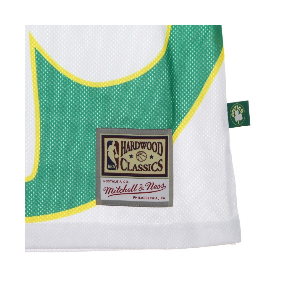 CANOTTA TIPO BASKET UOMO NBA BIG FACE BLOWN OUT FASHION JERSEY HARDWOOD CLASSICS BOSCEL WHITE/ORIGINAL TEAM COLORS