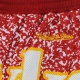 PANTALONCINO TIPO BASKET UOMO NBA JUMBOTRON SUBLIMATED MESH SHORTS HARDWOOD CLASSICS ATLHAW SCARLET/ORIGINAL TEAM COLORS