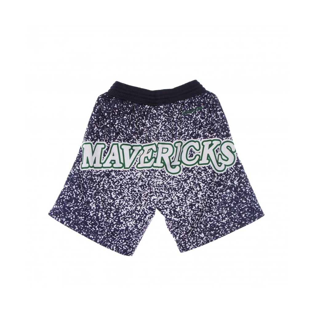 PANTALONCINO TIPO BASKET UOMO NBA JUMBOTRON SUBLIMATED MESH SHORTS HARDWOOD CLASSICS DALMAV NAVY/ORIGINAL TEAM COLORS