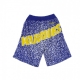 PANTALONCINO TIPO BASKET UOMO NBA JUMBOTRON SUBLIMATED MESH SHORTS HARDWOOD CLASSICS GOLWAR ROYAL/ORIGINAL TEAM COLORS