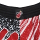 PANTALONCINO TIPO BASKET UOMO NBA JUMBOTRON SUBLIMATED MESH SHORTS HARDWOOD CLASSICS MIAHEA BLACK/ORIGINAL TEAM COLORS