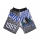 PANTALONCINO TIPO BASKET UOMO NBA JUMBOTRON SUBLIMATED MESH SHORTS HARDWOOD CLASSICS MINTIM BLACK/ORIGINAL TEAM COLORS