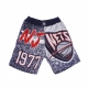 PANTALONCINO TIPO BASKET UOMO NBA JUMBOTRON SUBLIMATED MESH SHORTS HARDWOOD CLASSICS NEJNET NAVY/ORIGINAL TEAM COLORS