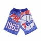 PANTALONCINO TIPO BASKET UOMO NBA JUMBOTRON SUBLIMATED MESH SHORTS HARDWOOD CLASSICS PHI76E ROYAL/ORIGINAL TEAM COLORS