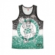 CANOTTA TIPO BASKET UOMO NBA JUMBOTRON SUBLIMATED MESH TANK HARDWOOD CLASSICS BOSCEL KELLY GREEN/ORIGINAL TEAM COLORS