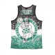 CANOTTA TIPO BASKET UOMO NBA JUMBOTRON SUBLIMATED MESH TANK HARDWOOD CLASSICS BOSCEL KELLY GREEN/ORIGINAL TEAM COLORS