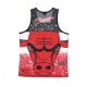 CANOTTA TIPO BASKET UOMO NBA JUMBOTRON SUBLIMATED MESH TANK HARDWOOD CLASSICS CHIBUL SCARLET/ORIGINAL TEAM COLORS