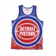 CANOTTA TIPO BASKET UOMO NBA JUMBOTRON SUBLIMATED MESH TANK HARDWOOD CLASSICS DETPIS SCARLET/ORIGINAL TEAM COLORS