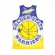 CANOTTA TIPO BASKET UOMO NBA JUMBOTRON SUBLIMATED MESH TANK HARDWOOD CLASSICS GOLWAR YELLOW/ORIGINAL TEAM COLORS