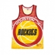 CANOTTA TIPO BASKET UOMO NBA JUMBOTRON SUBLIMATED MESH TANK HARDWOOD CLASSICS HOUROC LIGHT GOLD/ORIGINAL TEAM COLORS