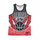 CANOTTA TIPO BASKET UOMO NBA JUMBOTRON SUBLIMATED MESH TANK HARDWOOD CLASSICS PORBLA SCARLET/ORIGINAL TEAM COLORS