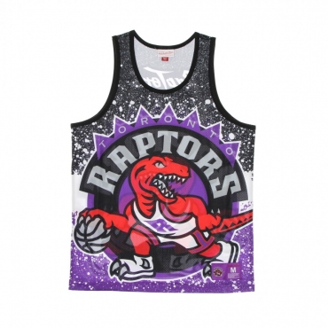 CANOTTA TIPO BASKET UOMO NBA JUMBOTRON SUBLIMATED MESH TANK HARDWOOD CLASSICS TORRAP PURPLE/ORIGINAL TEAM COLORS