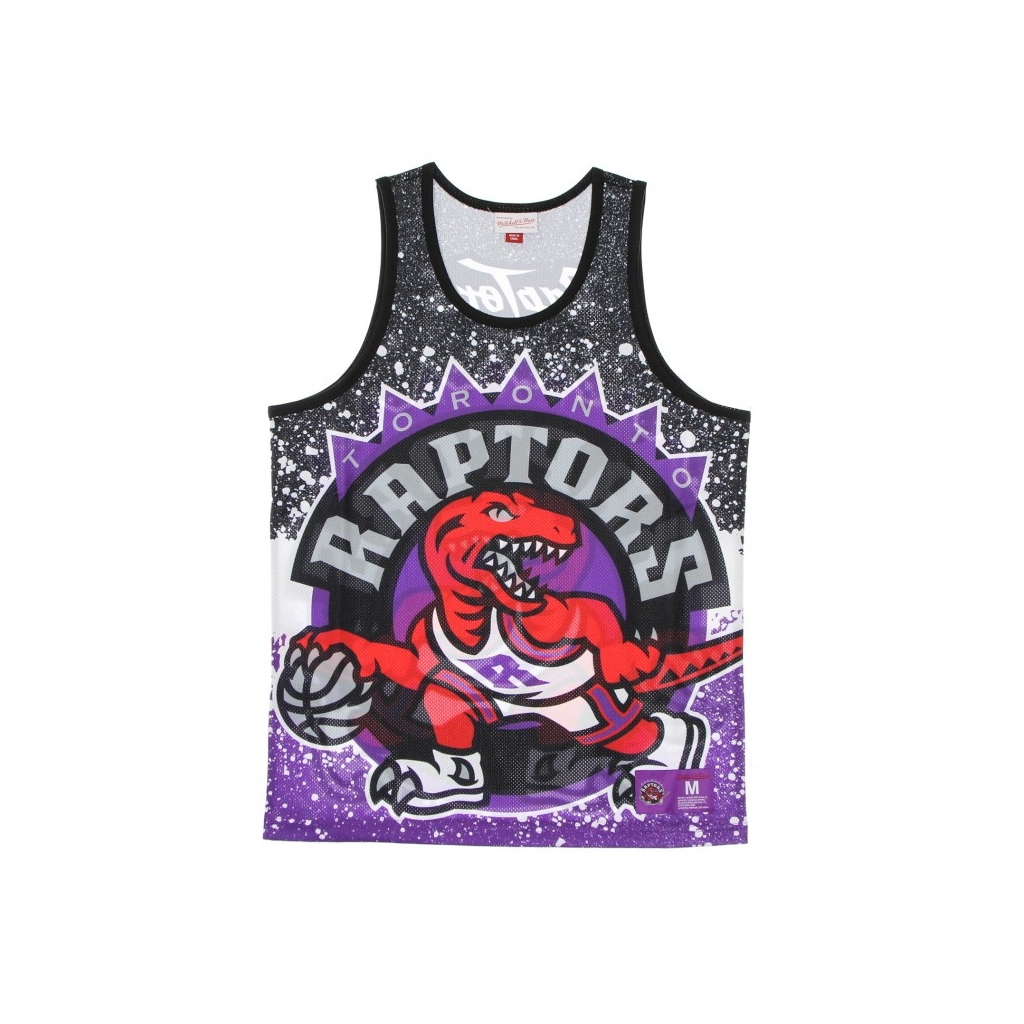 CANOTTA TIPO BASKET UOMO NBA JUMBOTRON SUBLIMATED MESH TANK HARDWOOD CLASSICS TORRAP PURPLE/ORIGINAL TEAM COLORS