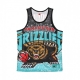 CANOTTA TIPO BASKET UOMO NBA JUMBOTRON SUBLIMATED MESH TANK HARDWOOD CLASSICS VANGRI TEAL/ORIGINAL TEAM COLORS