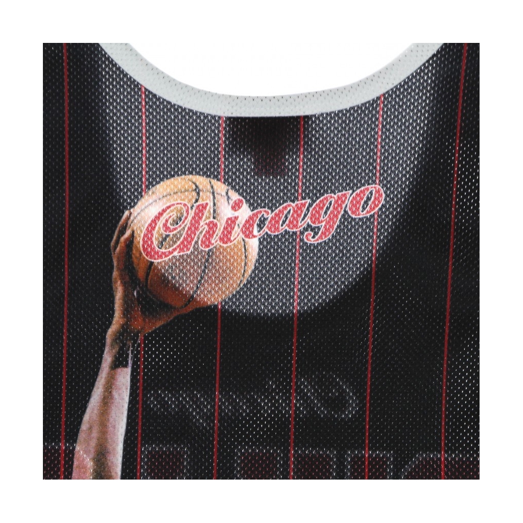 CANOTTA TIPO BASKET UOMO NBA BEHIND THE BACK TANK SCOTTIE PIPPEN HARDWOOD CLASSICS CHIBUL BLACK