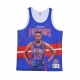 CANOTTA TIPO BASKET UOMO NBA BEHIND THE BACK TANK DENNIS RODMAN HARDWOOD CLASSICS DETPIS ROYAL