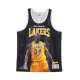 CANOTTA TIPO BASKET UOMO NBA BEHIND THE BACK TANK SHAQUILLE ONEAL HARDWOOD CLASSICS LOSLAK BLACK