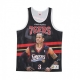 CANOTTA TIPO BASKET UOMO NBA BEHIND THE BACK TANK ALLEN IVERSON HARDWOOD CLASSICS PHI76E BLACK