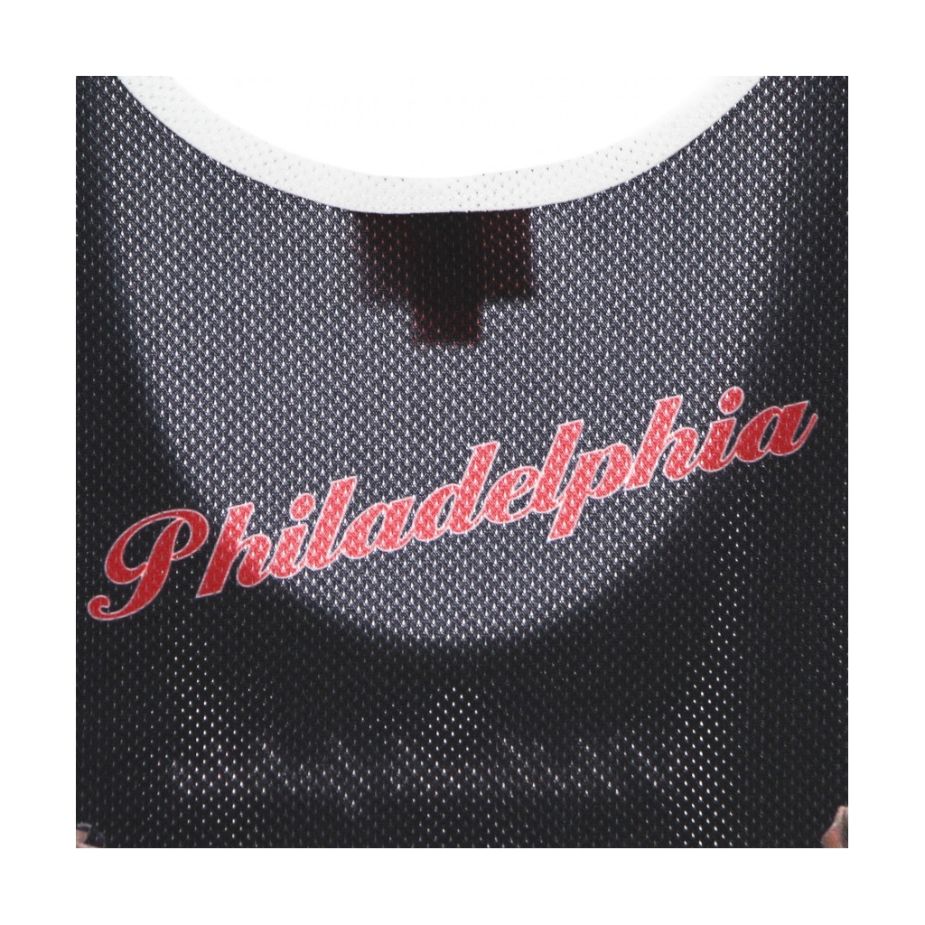 CANOTTA TIPO BASKET UOMO NBA BEHIND THE BACK TANK ALLEN IVERSON HARDWOOD CLASSICS PHI76E BLACK