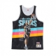 CANOTTA TIPO BASKET UOMO NBA BEHIND THE BACK TANK TIM DUNCAN HARDWOOD CLASSICS SAASPU BLACK