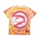 MAGLIETTA UOMO NBA JUMBOTRON TEE HARDWOOD CLASSICS ATLHAW LIGHT GOLD/ORIGINAL TEAM COLORS