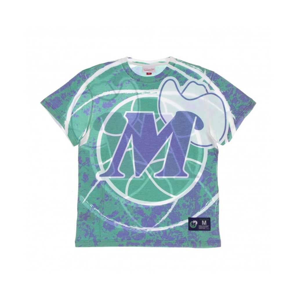 MAGLIETTA UOMO NBA JUMBOTRON TEE HARDWOOD CLASSICS DALMAV DARK GREEN/ORIGINAL TEAM COLORS