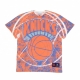 MAGLIETTA UOMO NBA JUMBOTRON TEE HARDWOOD CLASSICS NEYKNI ROYAL/ORIGINAL TEAM COLORS