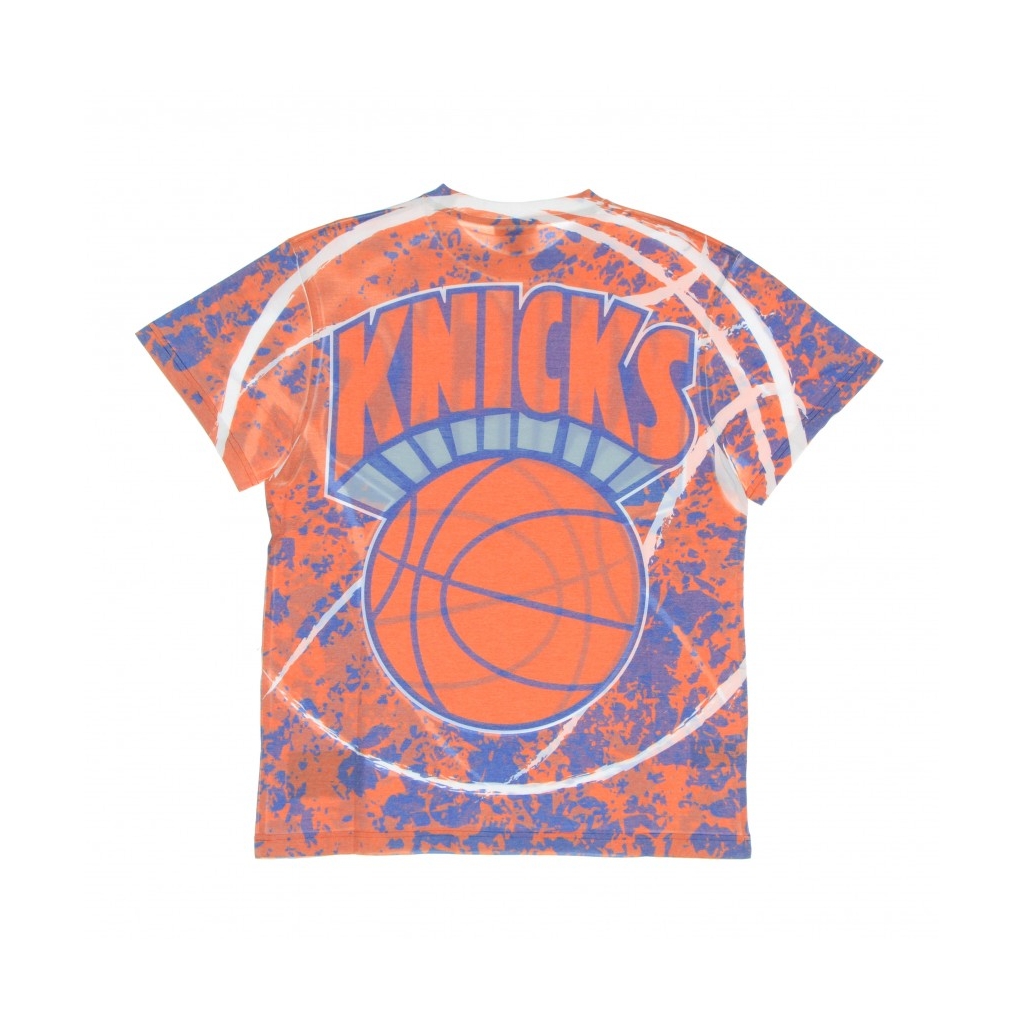 MAGLIETTA UOMO NBA JUMBOTRON TEE HARDWOOD CLASSICS NEYKNI ROYAL/ORIGINAL TEAM COLORS