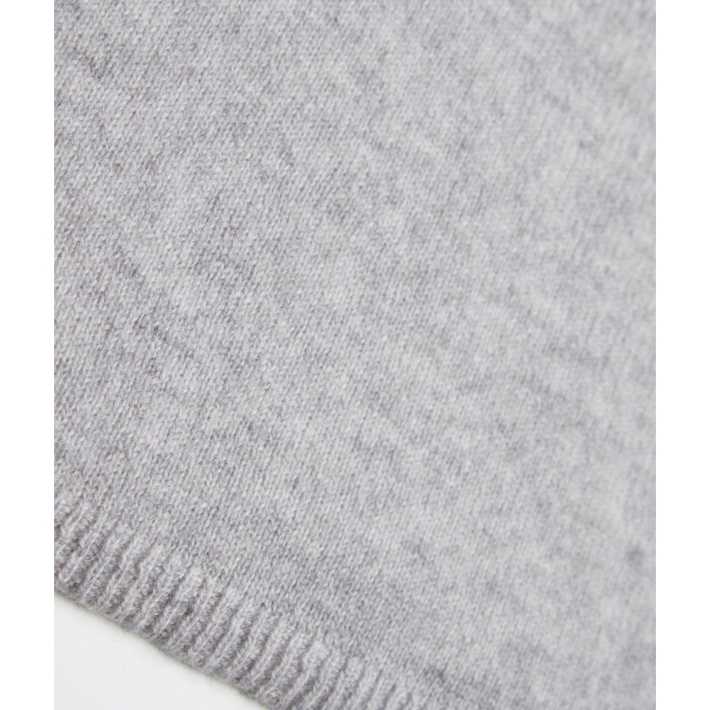 Sciarpa in cashmere grigio chiaro