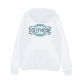 FELPA CAPPUCCIO UOMO LOGO MAIOLICHE HOODIE WHITE