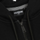 FELPA CAPPUCCIO ZIP UOMO MAIOLICHE A CIRCUITO STAMPATO HOODIE BLACK