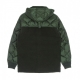 GIUBBOTTO JACKETS UNI ZIP + HOOD LONG VERDE MILITARE