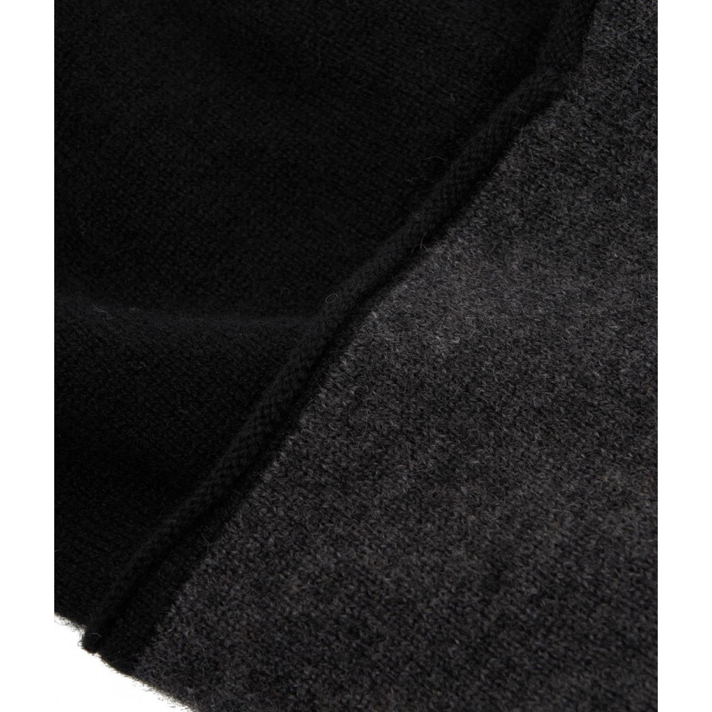Berretto a maglia con gradiente nero