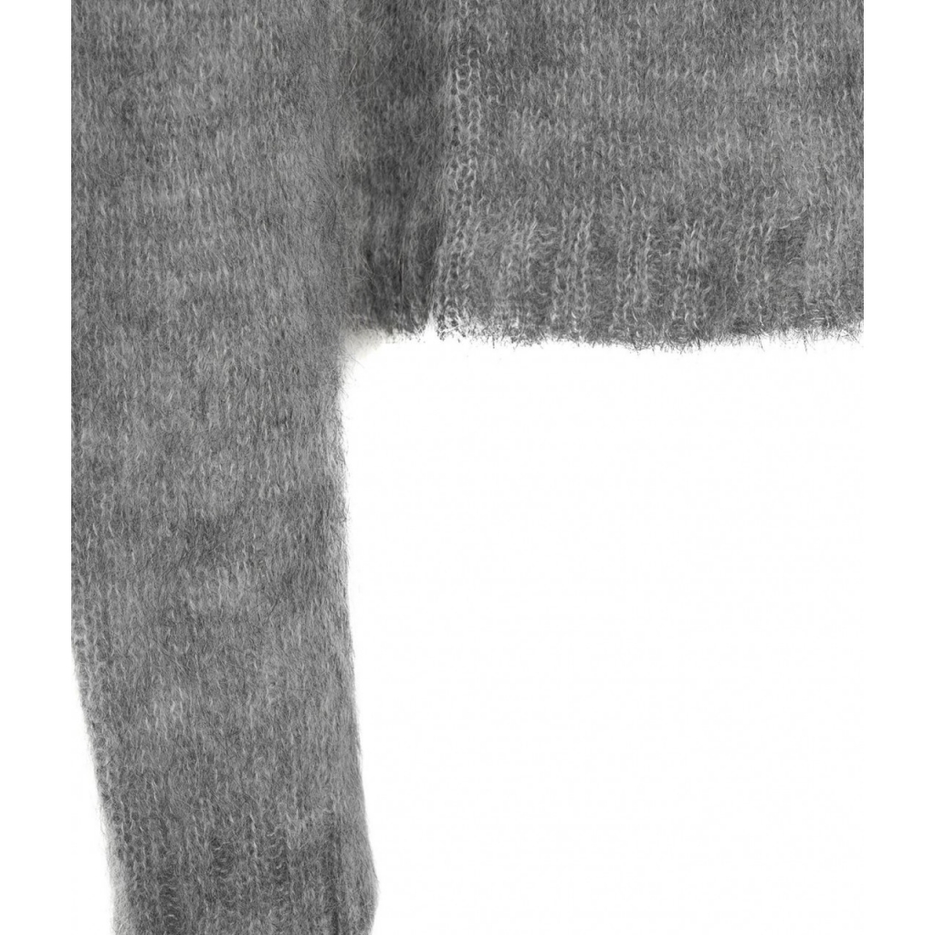 Maglione Ofelia in lana mohair grigio