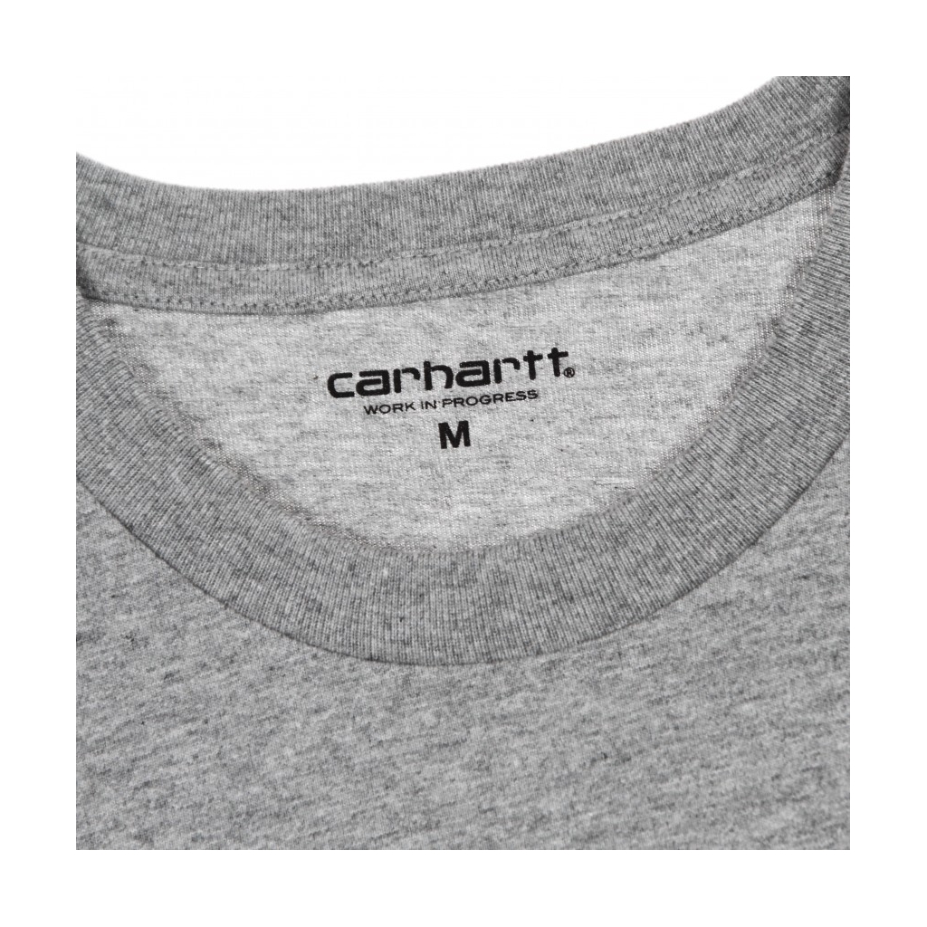 maglietta manica lunga uomo l/s chase t-shirt GREY HEATHER/GOLD