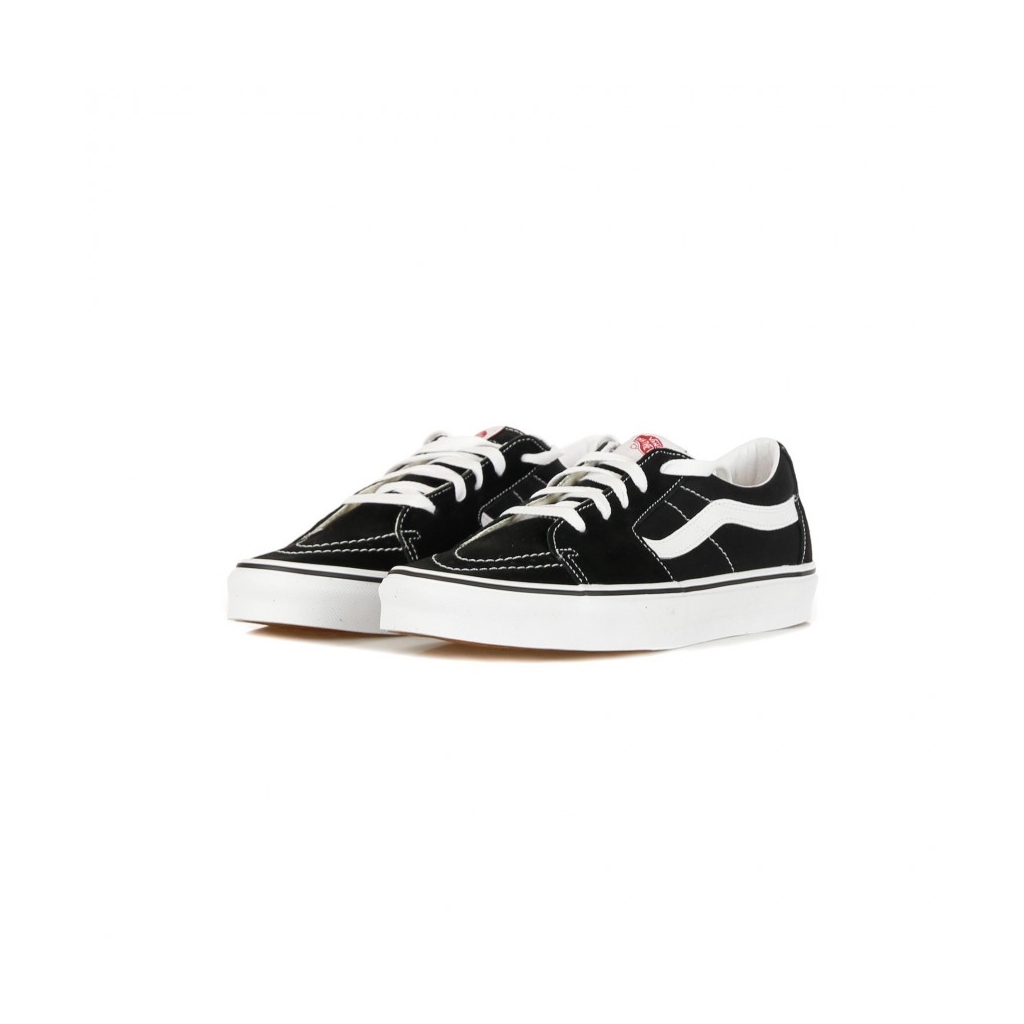 scarpa bassa uomo sk8-low BLACK/TRUE WHITE